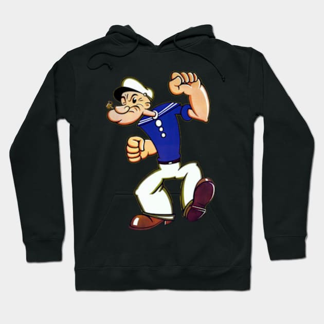 popeye design for happy 5 Hoodie by RyuZen